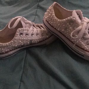 Customized Bedazzled Converses 💎💎💎